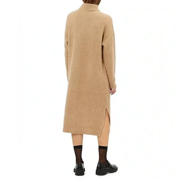 Minimum Tan Ribbed Knit Dress - Picture 2 of 7